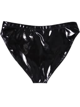 S-3XL High Waist Wet Look PVC Booty Shorts Women Shiny PU Leather Bikini Short Hot Pants Trunks Tights Sexy Micro Mini Bermudas
