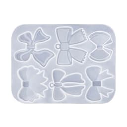 Crystal Epoxy Mold Silicone Mold for Pendant Leaves Bow Mirror Craft Mold Silicone Mould Jewelry Making Tool