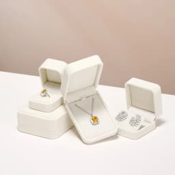 Oirlv Velvet Ring Box Classical Earring Necklace Bangle/Bracelet Case Jewelry Gift Box for Wedding Jewelry Display Storage Box