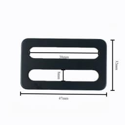 2/5Pcs Deepeel 15-38mm Stainless Steel Bag Strap Buckles Tri-Glide Backpack Belt Adjust Slider Pet Collar Ring Clasp Accessories