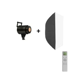 Bowens Video Studio Kit 115W Photography COB Light Dimmable Kit LED Lamp Flash Studio 220VLighting 3000-6000K 3 Color