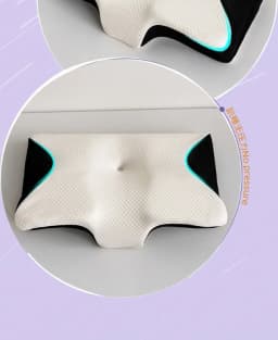 Butterfly Sleep Memory Neck Pillow Slow Rebound Comfortable Memory Foam Sleep Pillow Cervical Orthopedic Neck Massage Bed Pillow