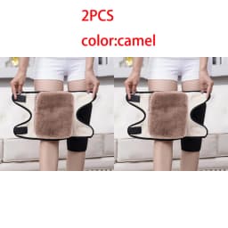1/2/3PCS Thickened Warm Knee Sleeves Winter Adjustable Cold Proof Daily Use Knee Pads Two Layer Thermal Jogging Knee Protector