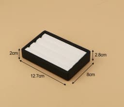 Jewelry Storage Box Gem Box V Groove Diamond Ring Face Bare Stone Color Treasure Bare Diamond Box Counter Sample Display Props