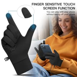 Lightweight running gloves, touch screen anti slip warm glove pad, suitable for cycling, sports, driving, suitable for men and w
