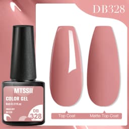 Mtssii Reflective Glitter Gel Pink Sparkling Sequins Gel Nail Polish Soak Off UV Nail Gel Semi-permanent Nail Art Decoration