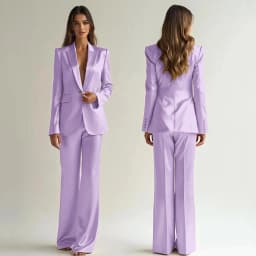 Luxury High Quality Women's Suit One Button 2 Piece Jacket Pants Female Clothing Slim Fit Smart Office Banquet Lady Blazer Set