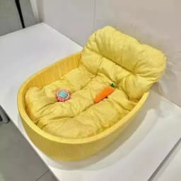 Cat Nest Macaroon Colour Small Dog Kennel Removable Washable Four Seasons Universal Soft Warm Dopamine Cats Nests Pet Products