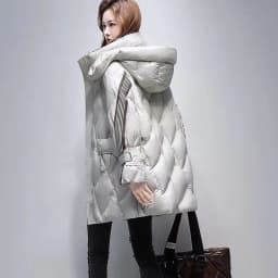 New Autumn Winter Warm Women's Down Cotton Coat Long Thick Padded Jacket Female Detachable Hooded Parker Cotton Clothes