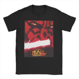 Men Women's A New Hope X-Wing May The Force Be with You Darth Maul T Shirts 100% Cotton Clothing Crew Neck Tee Gift Idea T-Shirt