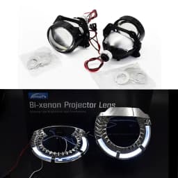 Ronan 40W 3inch Bi-Led Projector Lens 4.3K 6K 2000LUX for H1 H4 H7 9005/9006 Socket Car Headlight Retrofit Upgrade Full Kit