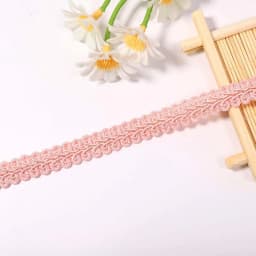 2/4yards 12mm Polyester Lace Trimming Ribbon Centipede Braided Curve Lace Sewing Clothes DIY Craft Wedding Accessories