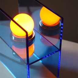 Acrylic Night Light Sunrise Blue Ocean Atmosphere Light Desk Lamp Bedroom Study Decoration Birthday Present LED Table Lamp