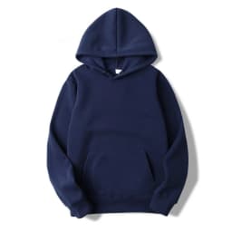 2025 Men's Solid Color Hooded Sweaters Men's Warm Wool Sweater Fashionable Street Clothing Loose Breathable Jersey Brand Hooded