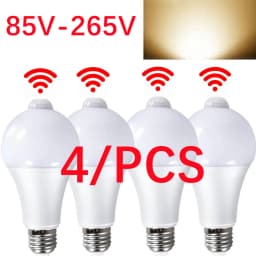 220V 110V LED E27 PIR Motion Sensor Lamp 12W 15W 18W LED Bulb with Motion Sensor Infrared Radiation Motion Detector Night Light