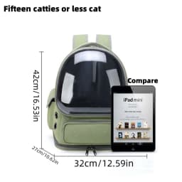 Pet Cat Carrier Bag Outdoor Travel Backpack for Cats Small Dogs Breathable Cat Carrying Bag Pet Supplies Transparent