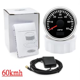 HD 52MM GPS Speedometer 30/60/80/120/200 Km/h Boat Car Truck Speed Gauge Meter 7 Color Backlight With GPS Antenna 9-32V