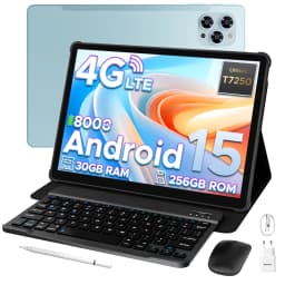 DOOGEE Tab G6 2 in 1 Tablet PC 4G LTE 11 Inch Android 15 30GB RAM(6+24) 256GB ROM 8000mAh Battery Support Widevine L1 Tablet PC