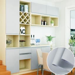 Skin Feel Thick Waterproof PVC Self Adhesive Wallpaper Muebles Furniture Renovation Oil Proof Kitchen Cabinets Armoire Stickers