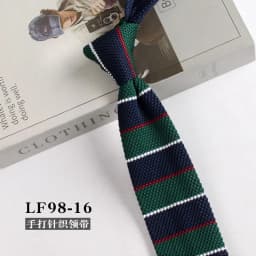 New Trendy British Casual Knitted Ties For Men Narrow Flat 6cm Width Striped Neckties College Boys Shirt Accessories Suit Cravat