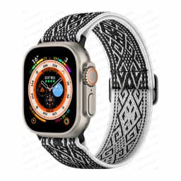 Scrunchie Strap for Apple watch band 40mm 44mm 41mm 45mm 38mm 49mm 45 mm Elastic Nylon bracelet iWatch series 8 se 7 6 5 3 Ultra