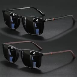 Mjyiwang Men Matte Square Polarized Sunglasses UV400 Blue Mirror Lens Anti Glare Driving Fishing Travel Outdoor Eyewear
