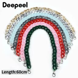 1/2Pcs Deepeel 60cm Acrylic Bag Strap Purse Resin Chain Detachable Lobster Clasps for Handbag Handle DIY  Making Accessories