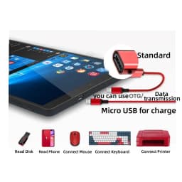 8 Inch Q1 Windows 10 Tablet PC Z8350 1.33GHz 1920*1200 IPS Screen WIFI Quad Core Dual Cameras