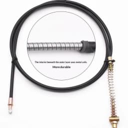 E-bike Brake Cable Rust Proof 1PC 1.25-2M Adjustable Front Rear Drum Brake Line for Electric Scooter Upgrade Parts