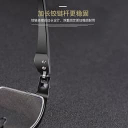 Reven Jate 66085 Optical Prescription Eyeglasses Frame for Men Half Or Full Rim Alloy Front Flexible Plastic TR-90 Temple Legs