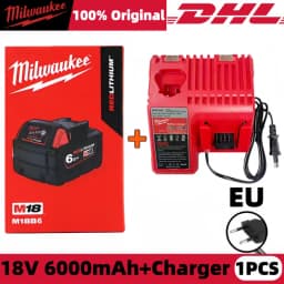 Milwaukee M12 REDLITHIUM HB 6.0Ah Extended Capacity Battery – 12V Rechargeable for M12 Cordless Tools (Model: 48-11-2402)