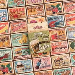 46pcs Dusk Landscape Decorative Stickers for Scrapbooking DIY Journaling Stationery Album Labeling Ins Inspired Stick-Ons