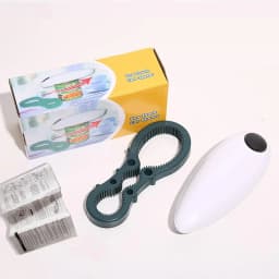 One Touch Automatic Electric Can Opener Portable Kitchen Jar Bottle Opening Tool