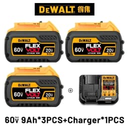 DeWALT 100% Original Battery 20V/60V 9000mAh MAX FlexVolt for DCB606 DCB205 DCB206 DCB209 DCB182 Power Tool Air Transport
