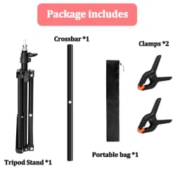 T-shaped Photography Backdrops Stand Photo Studio T Shape Support Light Stands Mini Holder Tripod For PVC Background Cloth Paper