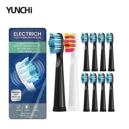 Toothbrush Heads For Fairywill Sonic Electric Toothbrush Replacement Du Pont Head FW-507/508/515/551/917/959/2011/D1/D3/D7/D8
