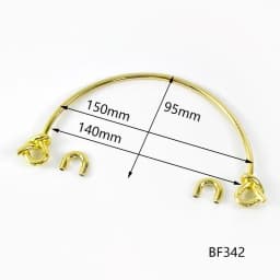 2Pcs Deepeel Metal Bag Handles Purse Sewing Frame Brackets DIY Handcrafted for Women Handbag Replacet Hardware Bags Accessories