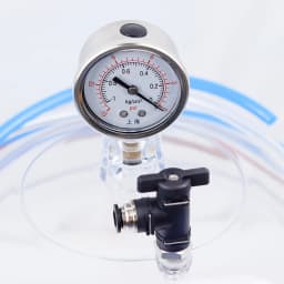 Vacuum Desiccators, Small Lab Desiccator, Double Valves Glassware Lab Desiccator Dryer Vacuum Desiccator Jar, 150mm/250mm