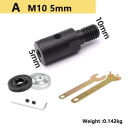 M10 Rotary Tool Coupling Adapter Adaptor 5/6/8/10mm Saw Blade Connecting Rod Shaft for Polishing Cutting Blades Grinding Wheels