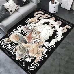 Anime Rug Popular Style Luffy Gear 5 One Nika Form Piece Ace Customize Cartoon Rug Handmade Carpet Area Rug for Home Decor