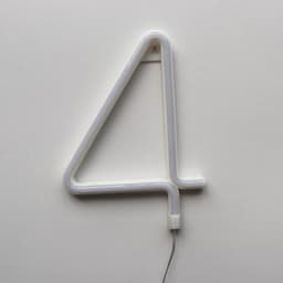 DIY Alphabet Letter Neon Light Sign & @ Number LED Night Light 22cm Height Decor Birthday Wedding Party Wall USB & Battery Case