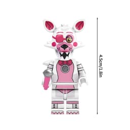 Cute Cartoon Game Figure Bricks Freddy Bonnie Chica Miniatures Kawaii Bonnie Bear Desktop Ornament Birthday Party Favors Gift