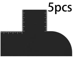 Reusable Color Enhancement Barber Card Easy to Clean with Measurement Indicators Beard Line Up Tool Black Hairline Maker