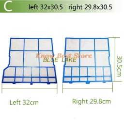 Customized Air Conditioner Filter Sets for Hitachi Various Models (1p/1.5p/2P) Old Machine Custom Home Appliance Parts