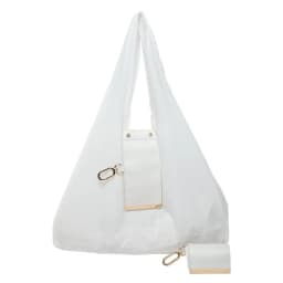 Reusable Mini Keychain Tote Bag Large Capacity Eco-Friendly Foldable Shopping Bag Key Ring Lightweight Expandable Reusable Bag