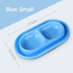 Pet Double Rice Bowl Sturdy Durable Ant Resistant Stray Cat Feeding Safe Odourless Outdoor Rainproof Waterproof Food Bowl