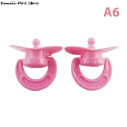 2pcs Lovely Doll Pacifier For New Reborn Baby Dolls Kids Toy Doll Play House Supplies Dummy Nipples Diaper Pants Wear
