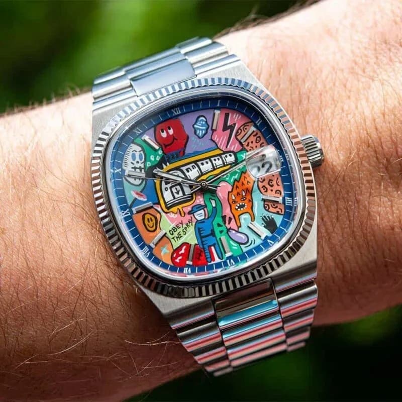 CILOA Square Retro Watch for Men Light Luxury Brand Genuine Gift 2026 New Stainless Steel Strap Waterproof Quartz Watch 503