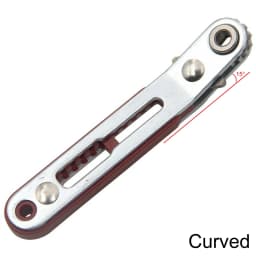 STONEGO Mini Double Headed Ratchet Wrench 1/4 Inch Drive Socket and Screwdriver Bit Driver Quick Release Ratchet Wrench