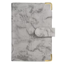 A5 A6 White Black Color Marble Binder DIY Binder Only Cover Diary Agenda Planner Paper Cover School Stationery